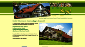 What Gaestehaus-biggi.de website looked like in 2018 (5 years ago)