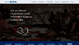 What Grupocativa.com.br website looked like in 2018 (5 years ago)