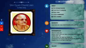 What Gyanchand-jain.tributes.in website looked like in 2018 (5 years ago)