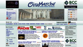 What Giramarche.it website looked like in 2018 (5 years ago)