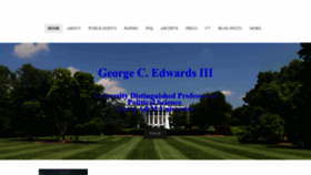 What Georgecedwardsiii.com website looked like in 2018 (5 years ago)