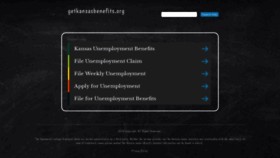 What Getkansasbenefits.org website looked like in 2018 (5 years ago)
