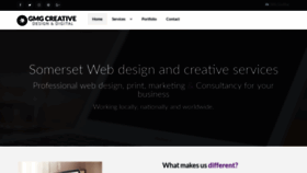 What Gmgcreative.co.uk website looked like in 2018 (5 years ago)