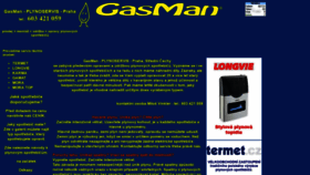 What Gasman.cz website looked like in 2018 (5 years ago)