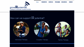 What Growurpotential.org website looked like in 2018 (5 years ago)