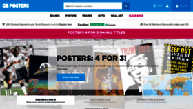 What Gbposters.com website looked like in 2018 (5 years ago)