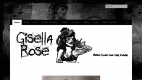 What Gisellarose.com website looked like in 2018 (5 years ago)