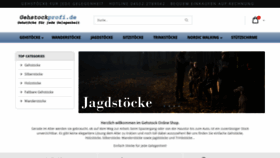 What Gehstock-profi.de website looked like in 2018 (5 years ago)