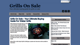 What Grillsonsale.net website looked like in 2018 (5 years ago)