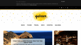 What Galissea.com website looked like in 2018 (5 years ago)