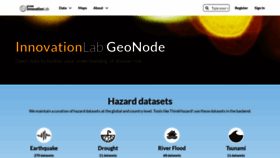 What Geonode-gfdrrlab.org website looked like in 2018 (7 years ago)