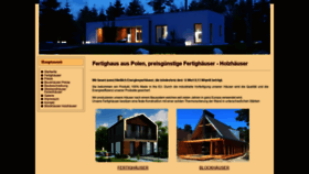 What Galla-fertighaus.de website looked like in 2018 (5 years ago)