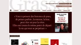 What Grasset.fr website looked like in 2018 (5 years ago)