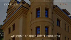 What Goldhotel.hu website looked like in 2018 (5 years ago)