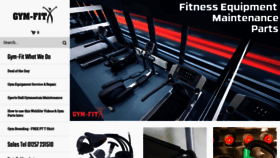 What Gym-fit.co.uk website looked like in 2018 (5 years ago)