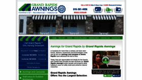 What Grandrapidsawnings.com website looked like in 2018 (5 years ago)