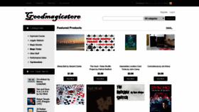 What Goodmagicstore.com website looked like in 2018 (5 years ago)