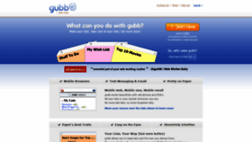 What Gubb.net website looked like in 2018 (5 years ago)