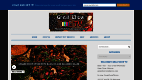 What Greatchowtv.com website looked like in 2018 (5 years ago)
