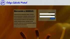 What Gabrielamistralpanama.sigeduc.com.pa website looked like in 2018 (5 years ago)