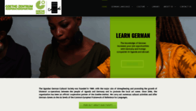 What Goethezentrumkampala.org website looked like in 2018 (5 years ago)