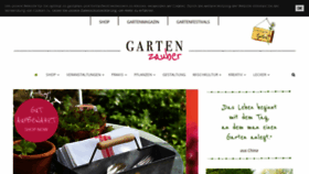 What Gartenzauber.com website looked like in 2018 (5 years ago)
