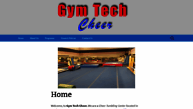 What Gymtechcheer.com website looked like in 2018 (5 years ago)