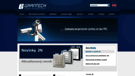 What Grantech.sk website looked like in 2018 (5 years ago)