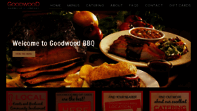 What Goodwoodbbq.com website looked like in 2018 (5 years ago)