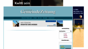What Gemeindezeitung.de website looked like in 2018 (6 years ago)