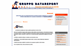 What Gruppodatareport.it website looked like in 2018 (5 years ago)