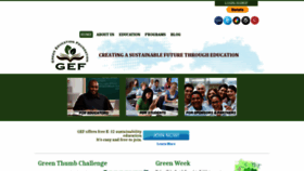 What Greeneducationfoundation.org website looked like in 2018 (5 years ago)
