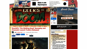 What Geeksofdoom.com website looked like in 2018 (5 years ago)