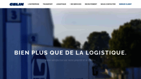 What Gelin.fr website looked like in 2018 (5 years ago)