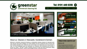 What Greenstar-cleaning.co.uk website looked like in 2018 (5 years ago)