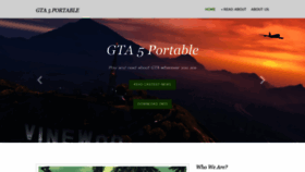 What Gta5portable.com website looked like in 2018 (5 years ago)