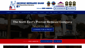 What Gbsremovals.co.uk website looked like in 2018 (5 years ago)