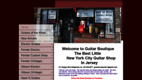 What Guitarboutique611.com website looked like in 2018 (5 years ago)