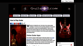 What Guitarorb.com website looked like in 2018 (5 years ago)