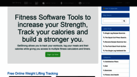 What Getstrong.fit website looked like in 2018 (5 years ago)