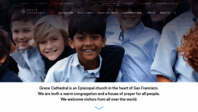 What Gracecathedral.org website looked like in 2018 (5 years ago)
