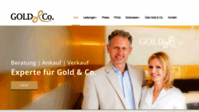What Goldundco.at website looked like in 2018 (5 years ago)