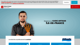 What Guide-artisan-ile-de-france.fr website looked like in 2018 (5 years ago)