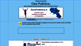 What Garapodistica.it website looked like in 2018 (5 years ago)