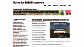 What Games-for-bridal-shower.com website looked like in 2018 (5 years ago)