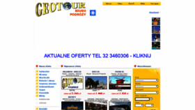 What Geotour.pl website looked like in 2018 (5 years ago)