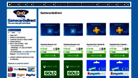 What Gamecardsdirect.com website looked like in 2018 (5 years ago)