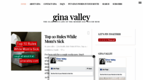 What Ginavalley.com website looked like in 2018 (5 years ago)