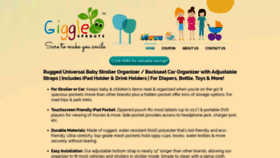 What Gigglesprouts.com website looked like in 2018 (7 years ago)