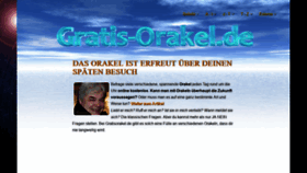 What Gratis-orakel.de website looked like in 2018 (5 years ago)